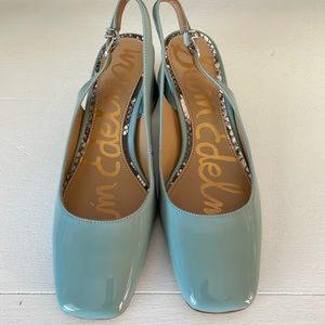 Sam Edelman Patent Sling Back Pumps